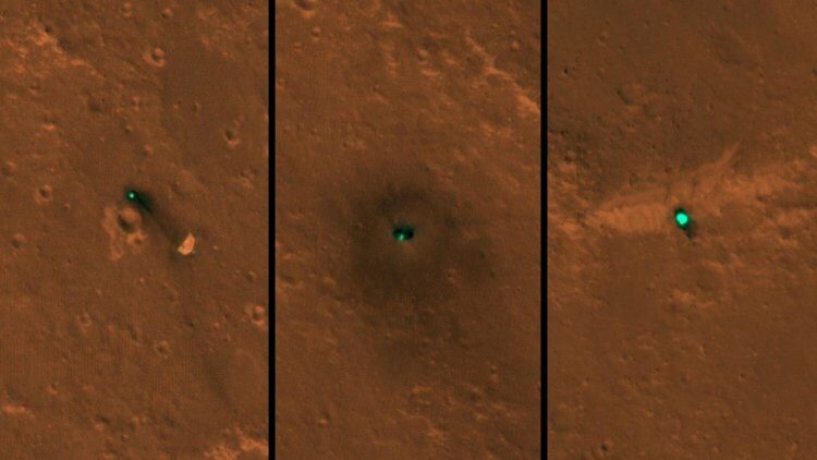 Марсианский аппарат InSight попал на первые снимки из космоса